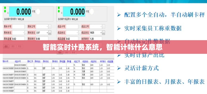 智能实时计费系统，智能计帐什么意思 