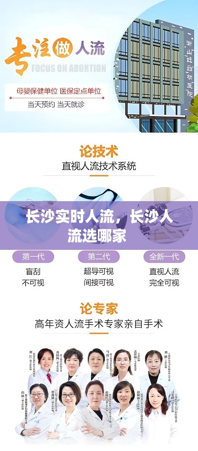 长沙实时人流，长沙人流选哪家 