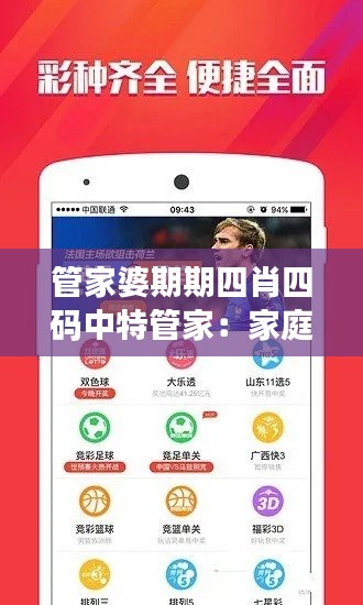 管家婆期期四肖四码中特管家：家庭理财的四大成功密码