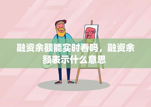 融资余额能实时看吗，融资余额表示什么意思 