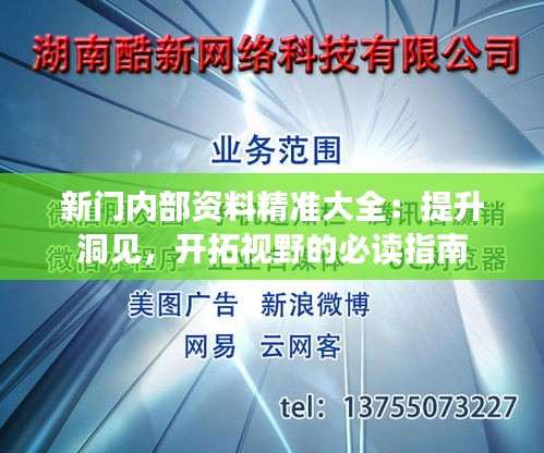 新门内部资料精准大全：提升洞见，开拓视野的必读指南