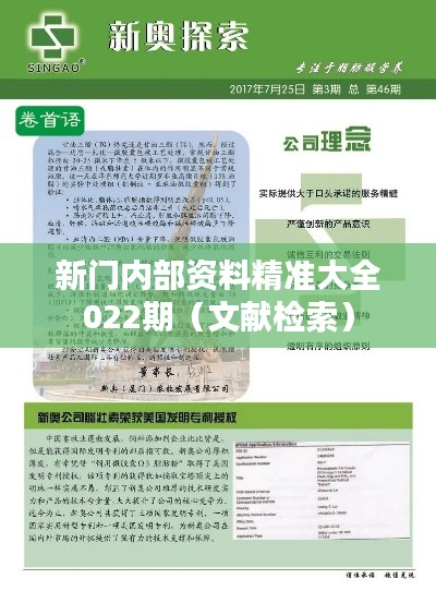新门内部资料精准大全022期（文献检索）
