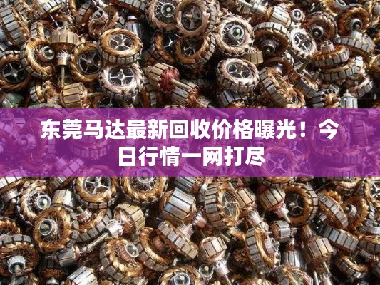 东莞马达最新回收价格曝光！今日行情一网打尽