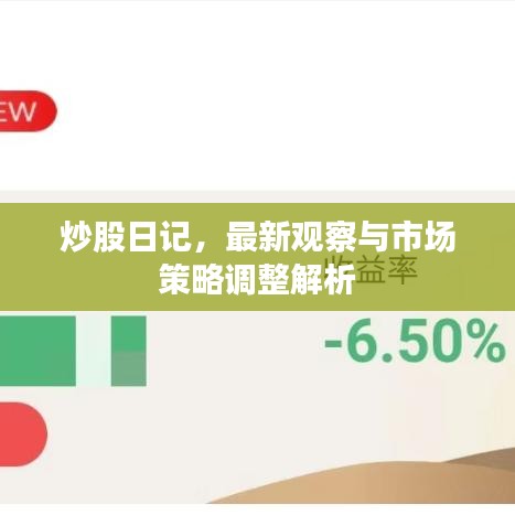 炒股日记，最新观察与市场策略调整解析