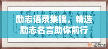 励志语录集锦，精选励志名言助你前行