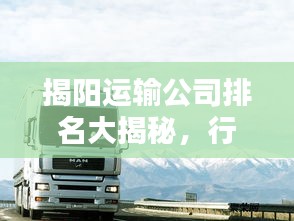 揭阳运输公司排名大揭秘，行业影响力不容小觑