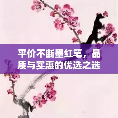 平价不断墨红笔，品质与实惠的优选之选