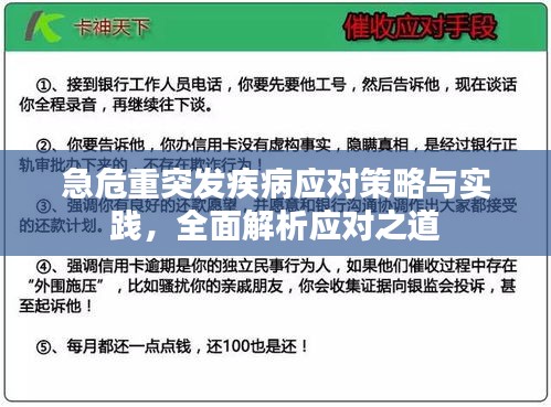 急危重突发疾病应对策略与实践，全面解析应对之道