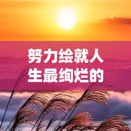 努力绘就人生最绚烂的画卷